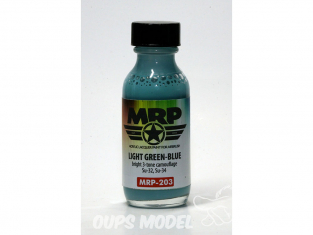 MRP peintures 203 VERT CLAIR - BLEU SU-34 30ml