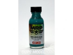 MRP peintures 204 VERT FONCÉ - BLEU SU-34 30ml