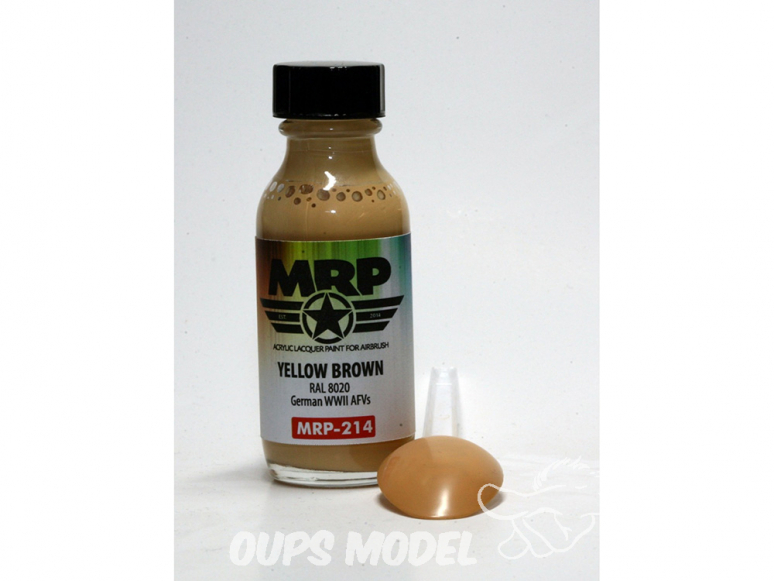 MRP peintures 214 BRUN JAUNE RAL 8020 30ml