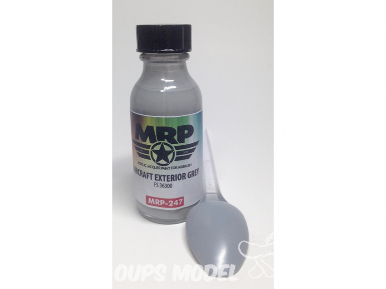 MRP peintures 247 AVION EXTÉRIEUR GRIS FS36300 30ml