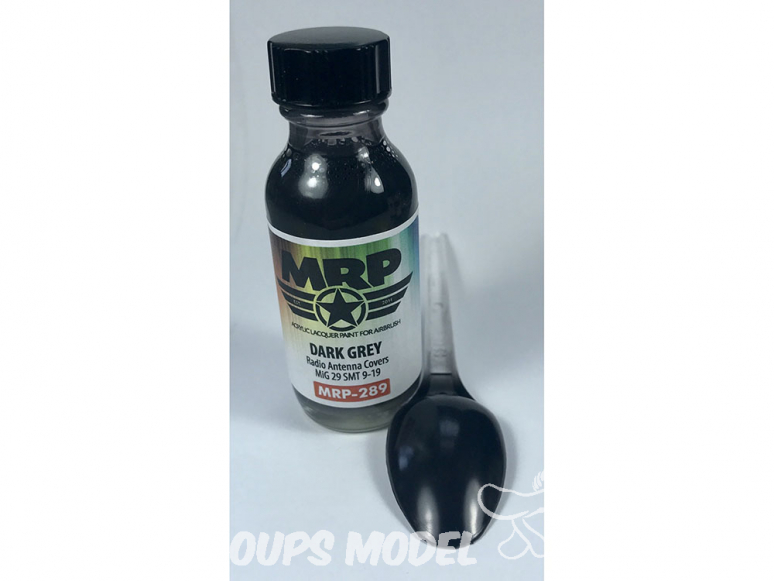 MRP peintures 289 GRIS FONCÉ MiG 29 SMT 9-19 30ml