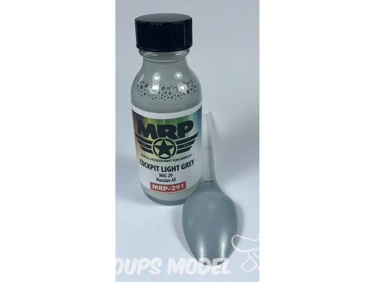 MRP peintures 291 Cockpit Gris CLAIR MiG 29 30ml