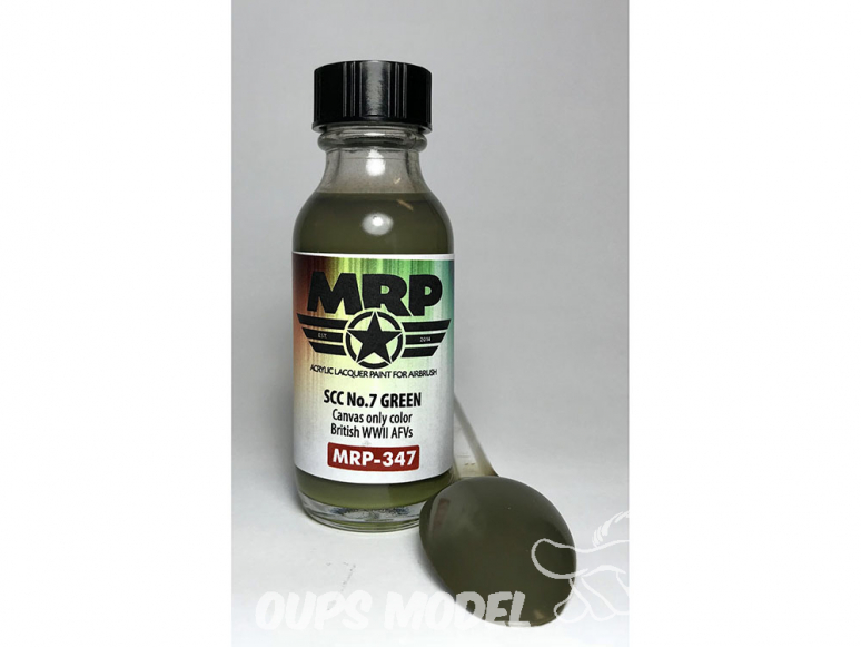 MRP peintures 347 SCC No.7 toile seule couleur AFV BRITANNIQUE WWII 30ml