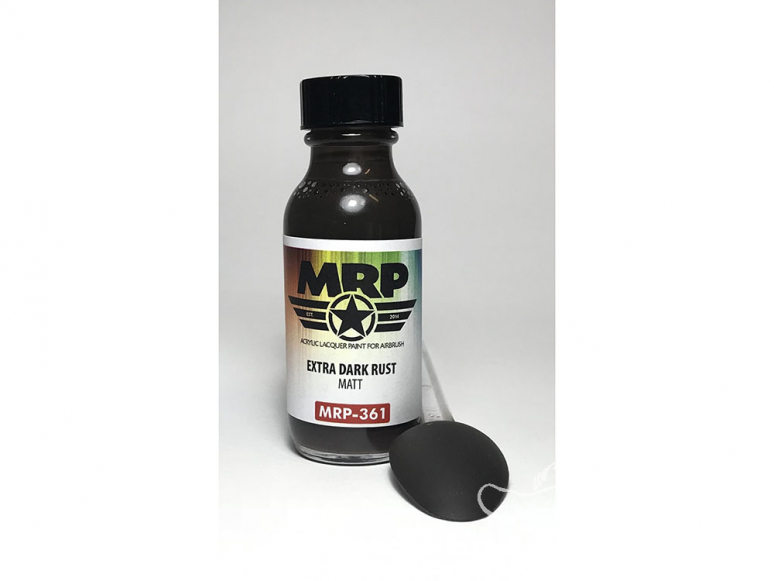 MRP peintures 361 ROUILLE EXTRA FONCÉE 30ml