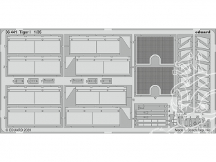 Eduard photodecoupe militaire 36441 Amélioration Tigre I Rye Field Model 1/35