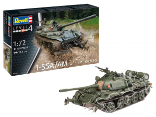 Revell maquette militaire 03328 T-55A/AM avec KMT-6/EMT-5 1/72