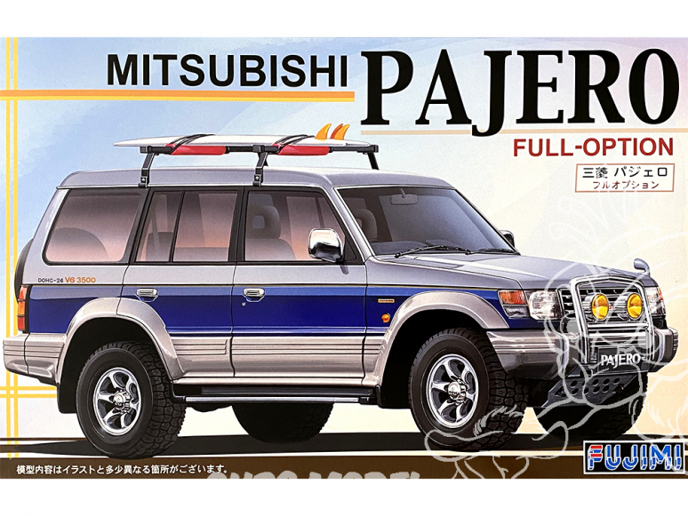 Fujimi maquette voiture 37974 Mitsubishi Pajero Full Option 1/24