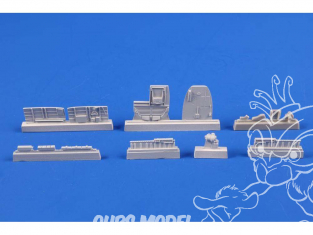 Cmk kit d'amelioration 7429 Compartiment de nez B-25C / D (Station de bombardement) pour kit airfix 1/72