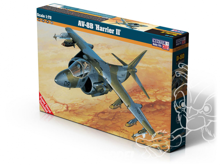 Master CRAFT maquette avion 040405 McDonnell Douglas AV-8B Harrier II 1/72