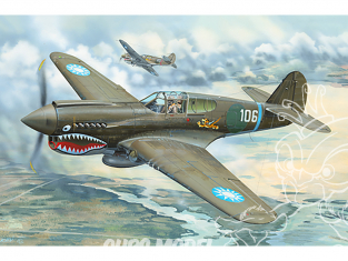 Trumpeter maquettes avion 02269 P-40E War Hawk 1/32