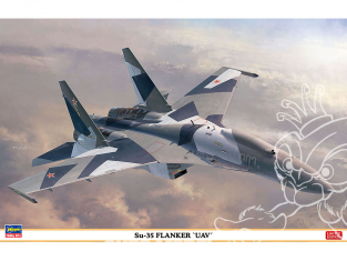 Hasegawa maquette avion 02334 Flanker Su-35 Flanker «UAV» 1/72