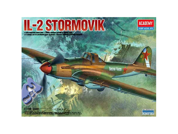 Academy maquettes avion 12417 IL-2 STORMOVIK 1/72