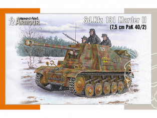 Special Hobby maquette militaire 72020 Sd.Kfz 131 Marder II (7,5 cm PaK 40/2) 1/72