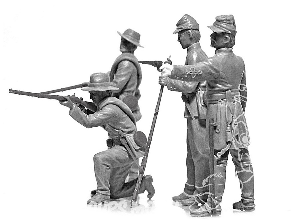 ICM 3013 - Peinture acrylique figurine US Guerre Civile
