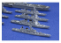 Fujimi maquette bateau 401560 1er groupe de garde de la Force d&#039;autodéfece maritime Japonaise JMSDF 1/3000