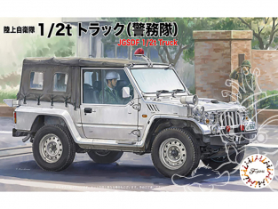 Fujimi maquette militaire 723044 4x4 1/2t JGSDF Police 1/72