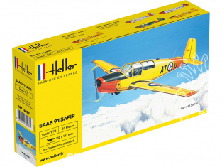 Heller maquette avion 80287 SAAB SAFIR 91 1/72