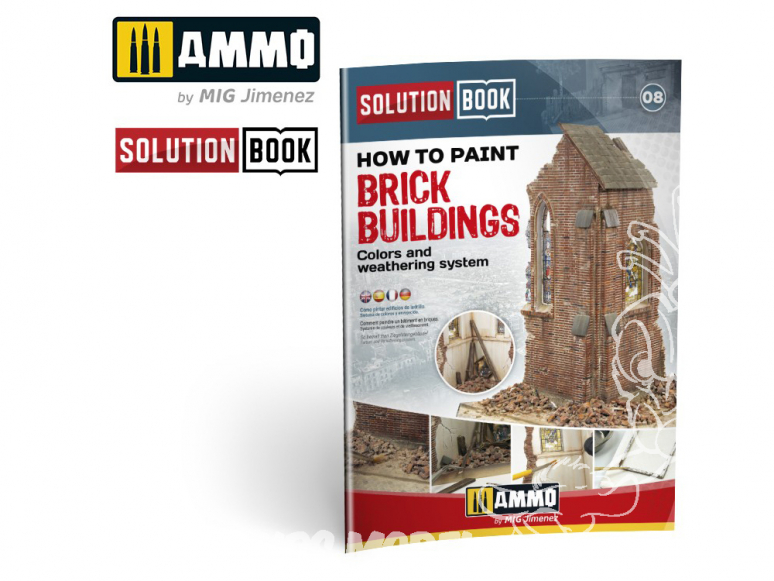 MIG Librairie 6510 Solution Book - Comment peindre des Buildings - Batiments en briques en Français (Multilangues)