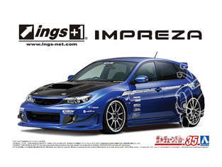 Aoshima maquette voiture 058756 Ings GRB IMPRESA WRX STI '07 SUBARU 1/24