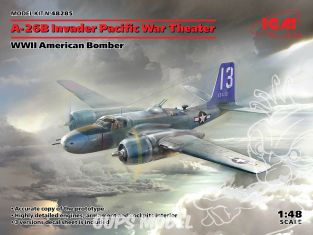 Icm maquette avion 48285 A-26В Invader Pacific War Theatre bombardier américain de la Seconde Guerre mondiale 1/48