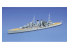 Aoshima maquette bateau 052730 HMS Exeter (68) croiseur lourd 1/700