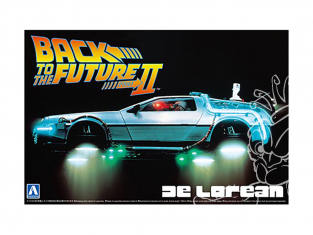 Aoshima maquette voiture 59173 DeLorean Retour vers le futur 2 1/24