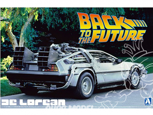 Aoshima maquette voiture 59166 DeLorean Retour vers le futur 1 1/24