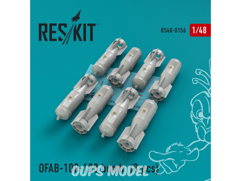 ResKit kit d'amelioration Avion RS32-0156 Bombe OFAB-100-120 (8 pièces) 1/32