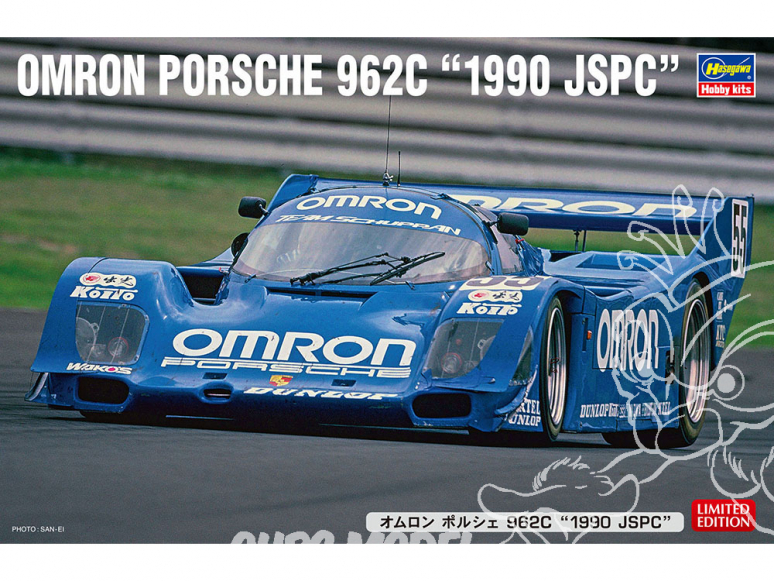 Trio de PORSCHE 962 JSPC 1988-1989-1990 - Page 2 Hasegawa-maquette-voiture-20461-omron-porsche-962c-1990-jspc-124