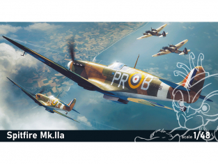 EDUARD maquette avion 82153 Spitfire Mk.IIa ProfiPack Edition 1/48