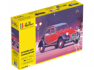 HELLER maquette voiture 80766 Citroen 2Cv Charleston 1/24