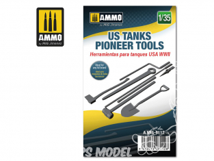 Ammo Mig accessoire 8112 Outils pionniers Chars US 1/35