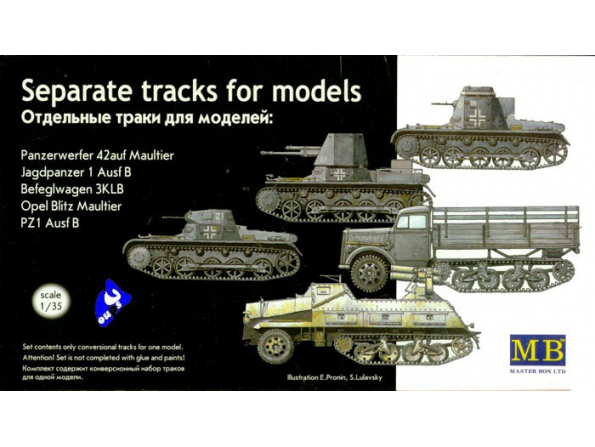 mb maquette 3505 chenilles Maultier 1/35