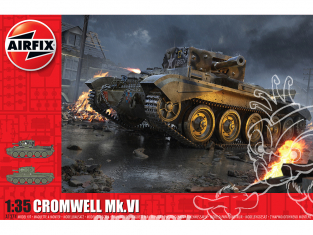 Airfix maquette militaire A1374 Cruiser Mk.VIII A27M Cromwell Mk.VI 1/35