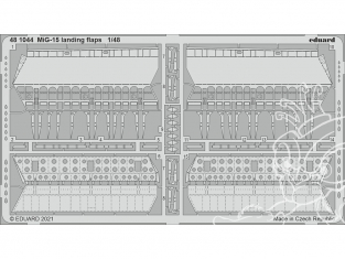 EDUARD photodecoupe avion 481044 Volets d'atterrissage MiG-15 Bronco / Hobby 2000 1/48