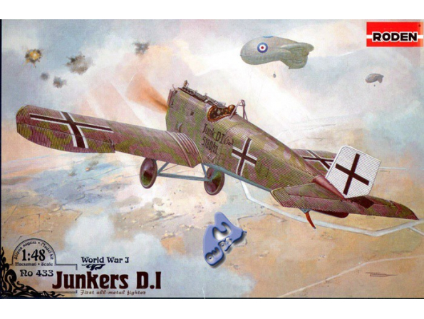 RODEN maquettes avion 433 JUNKERS D.I version de début 1/48