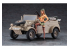 Hasegawa maquette voiture 52273 Pkw.K1 Cubel Wagen Type 82 avec figurine de fille blonde 1/24