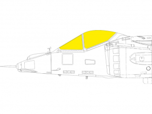 Eduard Express Mask EX771 Harrier GR.1/3 TFace Kinetic 1/48