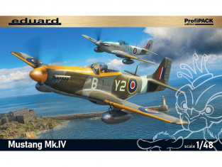 EDUARD maquette avion 82104 Mustang Mk.IV ProfiPack Edition 1/48