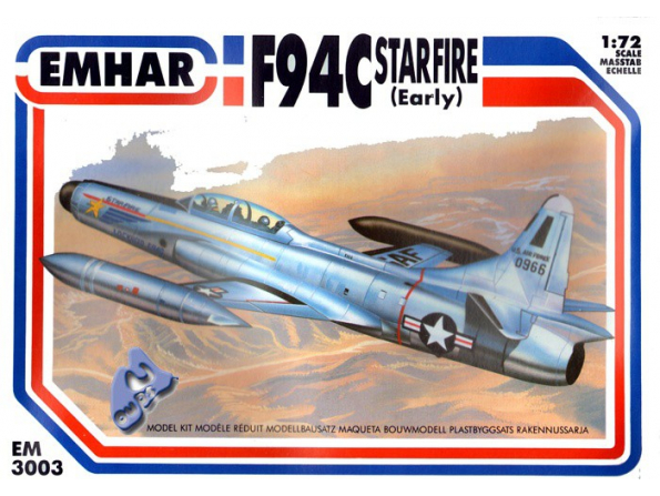 EMHAR maquettes avion 3003 F94C Starfire 1/72