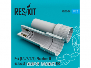 ResKit kit d'amelioration Avion RSU72-0084 Tuyère pour F-4 Phantom II (E / J / F / G / S) pour kit Hasegawa 1/72