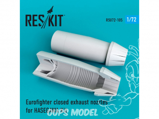 ResKit kit d'amelioration Avion RSU72-0105 Tuyère fermées Eurofighter pour kit HASEGAWA 1/72