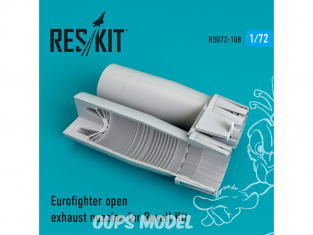 ResKit kit d'amelioration Avion RSU72-0108 Tuyère ouvertes Eurofighter pour kit Revell 1/72