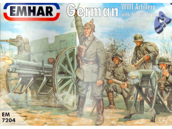 EMHAR maquette militaire 7204 Artillerie Allemande WWI 1/72