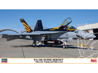 HASEGAWA maquette avion 02365 F / A-18E Super Hornet «VFA-151 Vigiranties CAG» 1/72