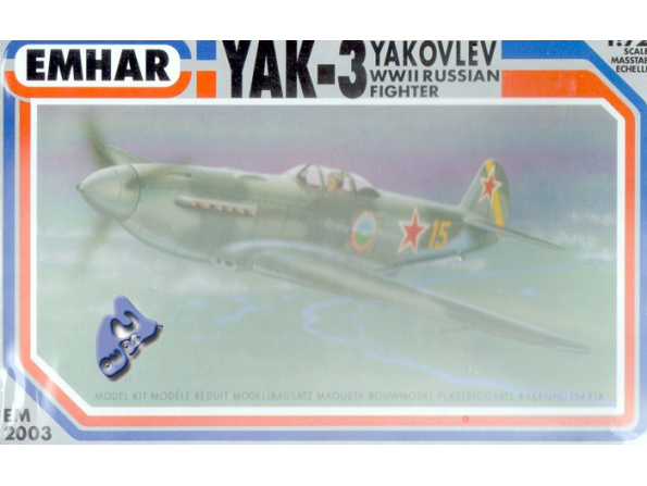 EMHAR maquettes avion 2003 YAK-3 Yakovlev 1/72