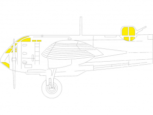 Eduard Express Mask EX779 Blenheim Mk.I Airfix 1/48