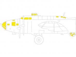 Eduard Express Mask EX777 B-17F Hk Models 1/48