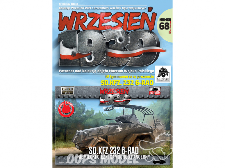 First to Fight maquette militaire pl068 Voiture blindée lourde allemande Sd.Kfz. 232 6 Rad 1/72