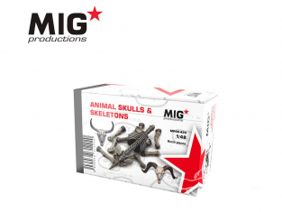 MIG Productions by AK MP48-424 Cranes et squelette animaux 1/48